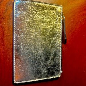 Strathberry Gold Metallic Zipper